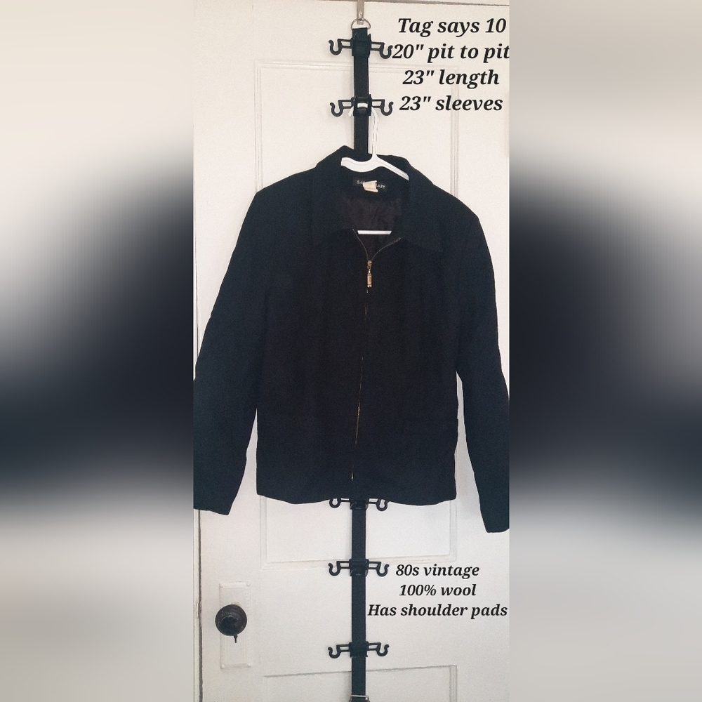 80s vintage 100% wool jacket